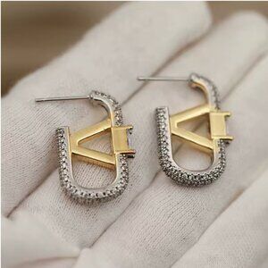 Inspired Valentino Garavani VLogo Signature stud earrings Inspired